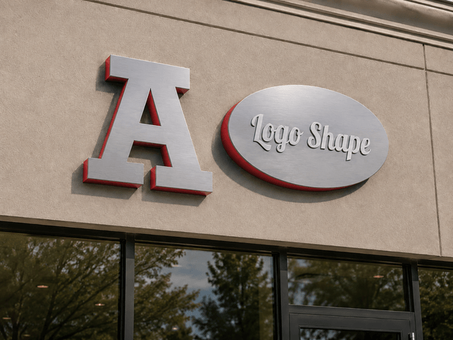 Metal Fabricated Letters & Logo Shapes day view