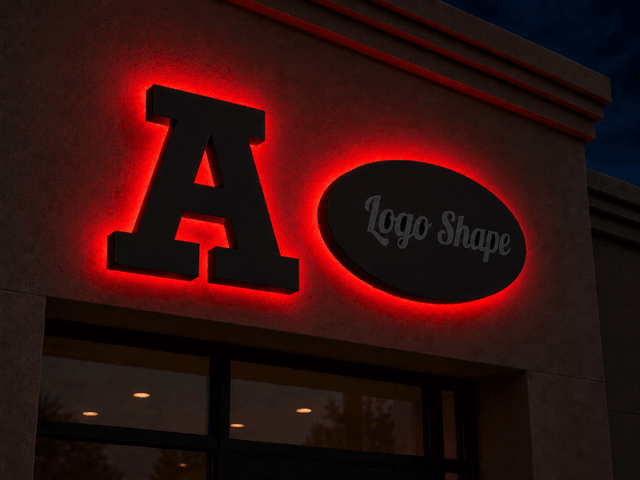 Halo Lit Channel Letters & Logo Signs night view