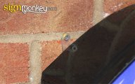 Sign mounting fastener suggestions